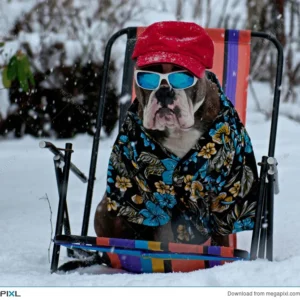 Vee- ja tuulekindel kombekas koertele, kerge ja praktiline, tagab mugavuse ja kaitse külmal perioodil.